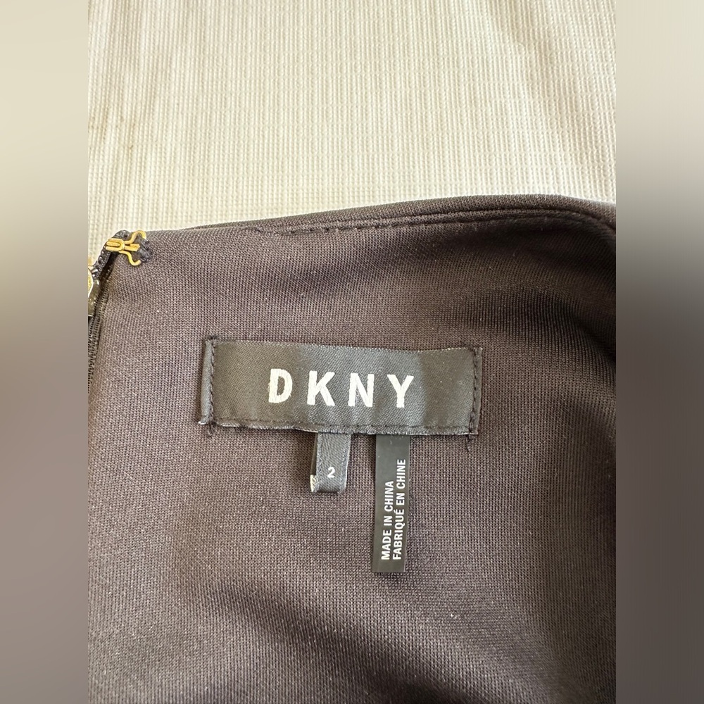DKNY black and white polyester/spandex cocktail dress
Size 2 - Picture 2 of 3